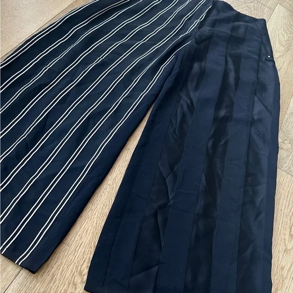 Esteban Cortazar Paris Wide-Leg Stripe Panel Pants – Size 38 (US 6) – EUC - Picture 5 of 11